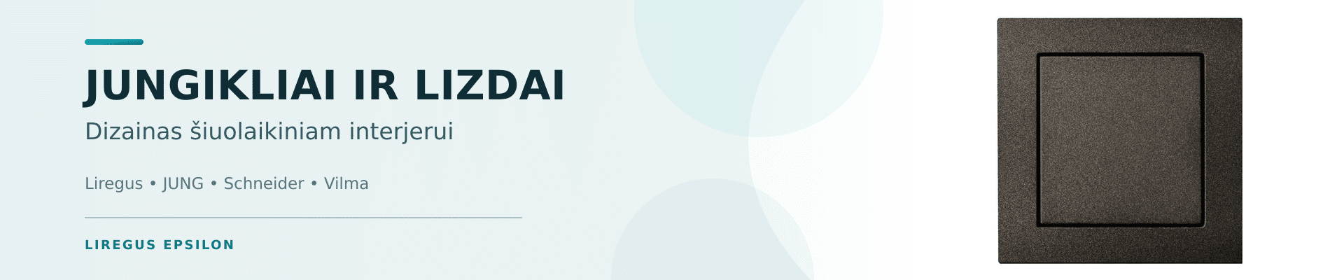 Jungikliai ir kištukiniai lizdai