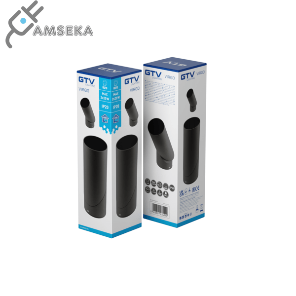 GTV šviestuvas VIRGO, juodos spalvos 5