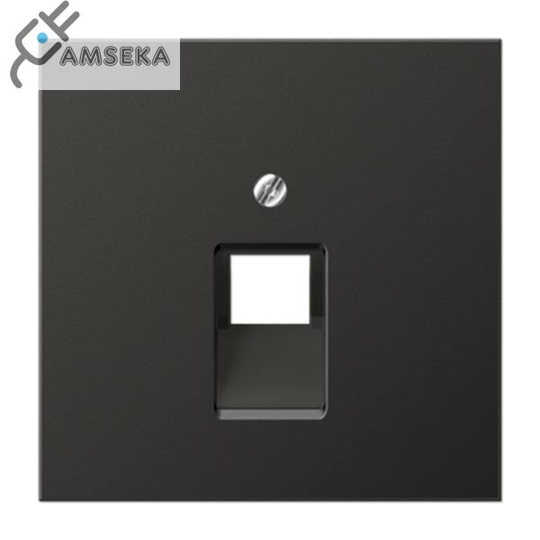 Dangtelis tel./komp. lizdo, aliuminis antracitas JUNG LS990