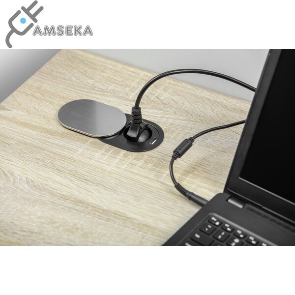 Įmontuojamas baldinis kištukinis lizdas GTV SLIDE 1