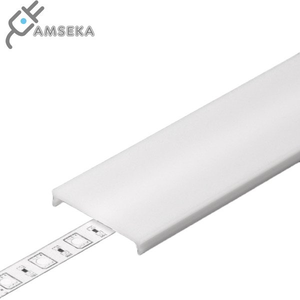 2m LED juostos profilio dangtelis C9 IRM CLICK, baltas