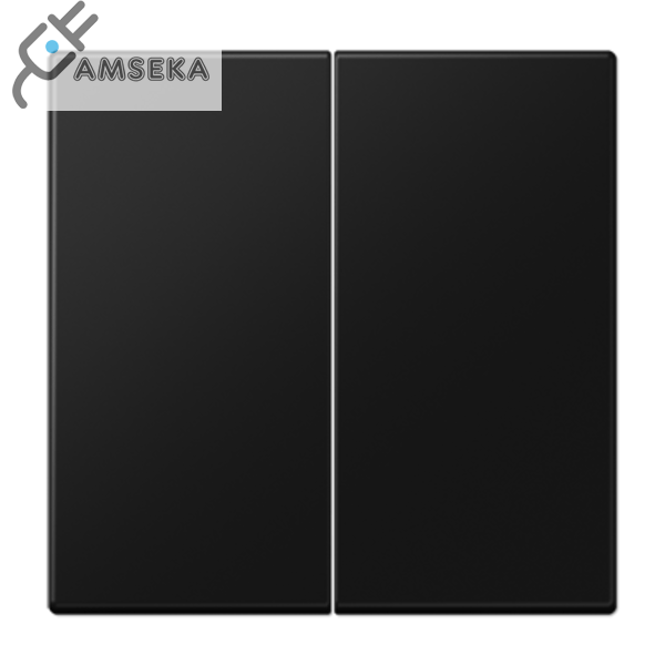 Klavišas dvigubo jungiklio, juodas matinis JUNG LS990