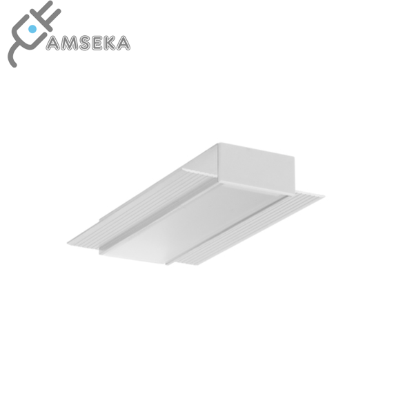 LED juostos profilio VARIO30-04 užbaigimo elementas, pilkas. 1