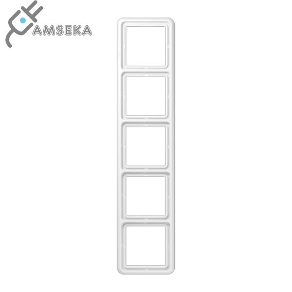 Penkių vietų rėmelis, baltas JUNG CD500