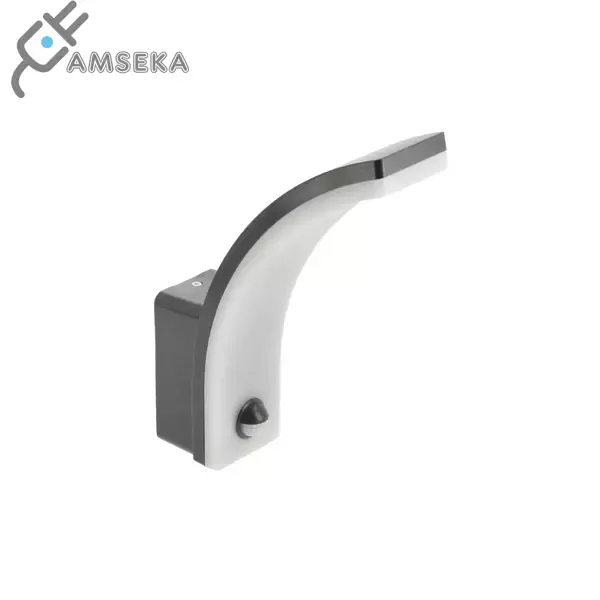 20W LED Sieninis šviestuvas GTV NICEA, su judesio davikliu, juodas. IP65 1