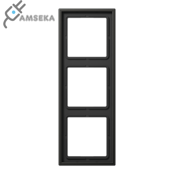 Trijų vietų rėmelis, aliuminis antracitas JUNG LS990