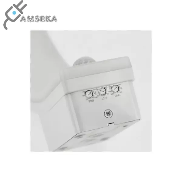 20W LED Sieninis šviestuvas GTV NICEA, su judesio davikliu, baltas  1