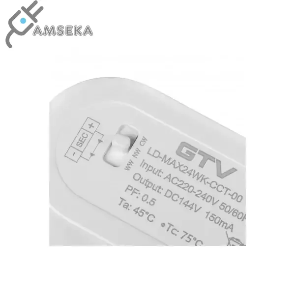 12W LED panelė GTV MAXIS IP44, CCT 3