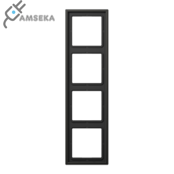 Keturių vietų rėmelis, aliuminis antracitas JUNG LS990