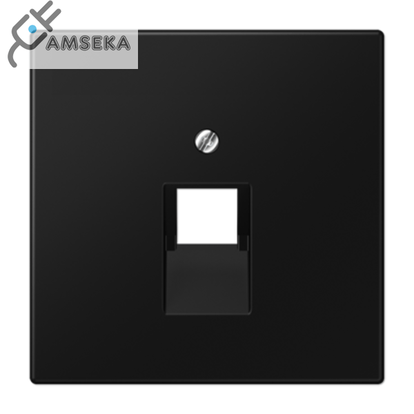 Dangtelis tel./komp. lizdo, juodas matinis JUNG LS990