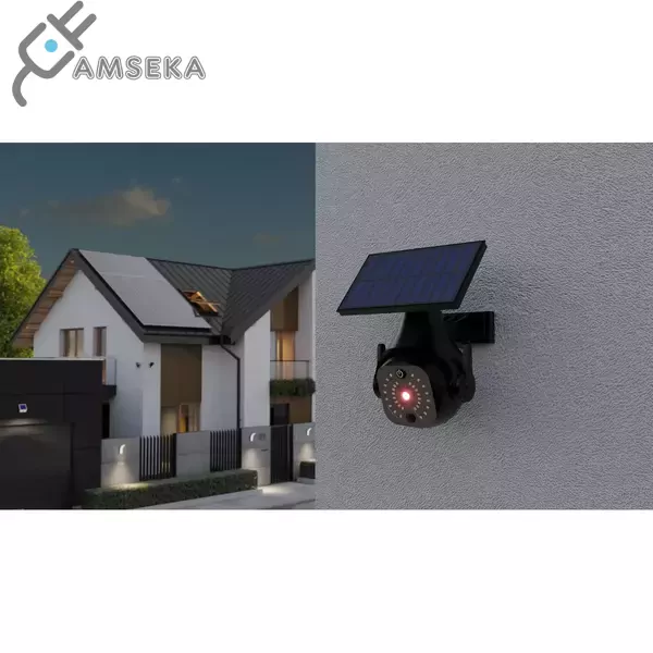 LED šviestuvas su saulės baterija ir judesio davikliu, GTV GUARDOS 3