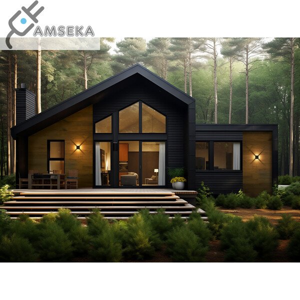 6W sieninis šviestuvas Kanlux REFAZI LED, juodos spalvos, IP54, 4000K 3