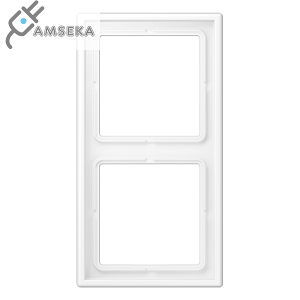 Dviejų vietų rėmelis, baltas matinis JUNG LS990