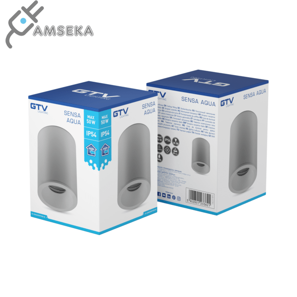 GTV šviestuvas SENSA AQUA, pilkos spalvos 2