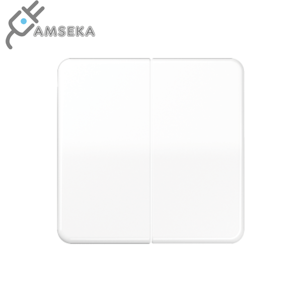 Klavišas dvigubo jungiklio, baltas JUNG CD500