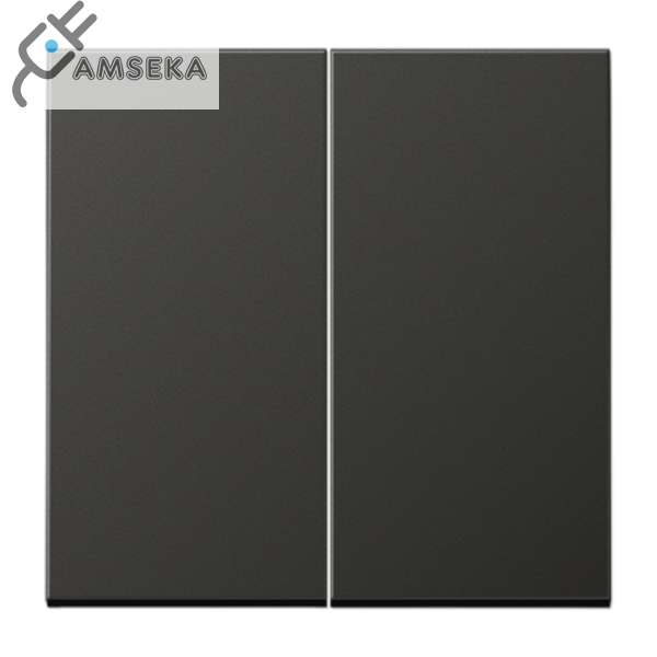 Klavišas dvigubo jungiklio, aliuminis antracitas JUNG LS990