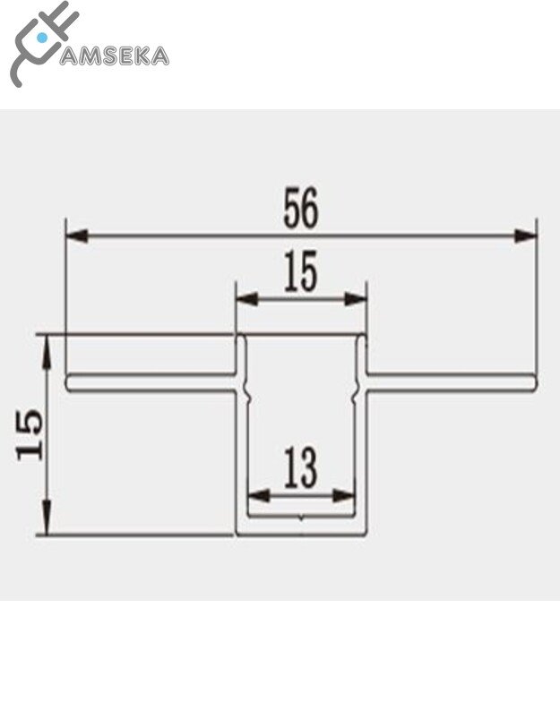 LED juostos profilis 018W, 3m 2