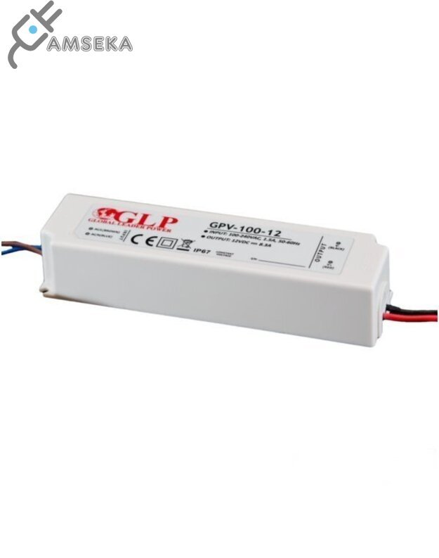 100W LED maitinimo šaltinis GLP 24V IP67