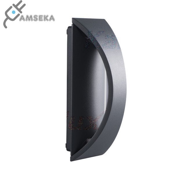 Fasadinis šviestuvas Kanlux BISO LED 8W, grafito spalvos, IP54, 4000K