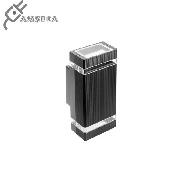 Fasadinis šviestuvas GTV NESSA-20, juodos spalvos