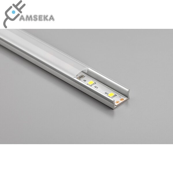 2M LED profilis GLAX MINI, sidabrinės spalvos