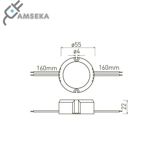 15W Impulsinis maitinimo šaltinis 12V  1
