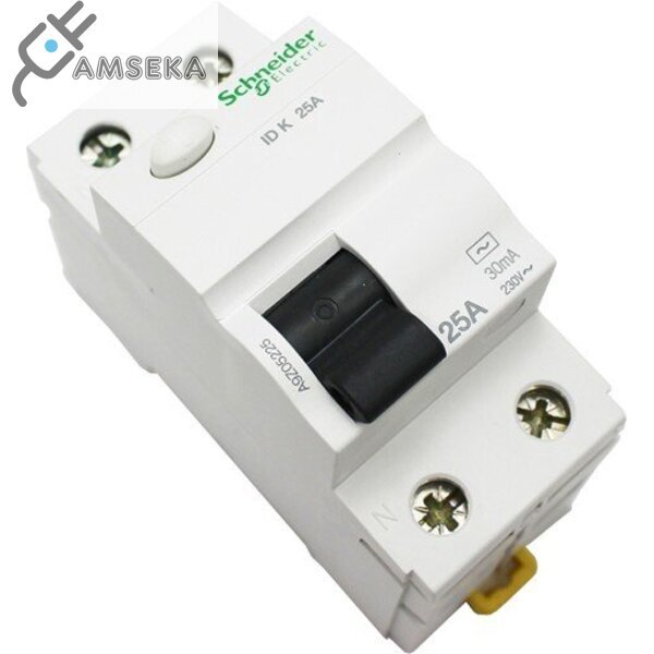 Nuotėkio relė Schneider IIDK, 2 P, 25 A, 30 mA