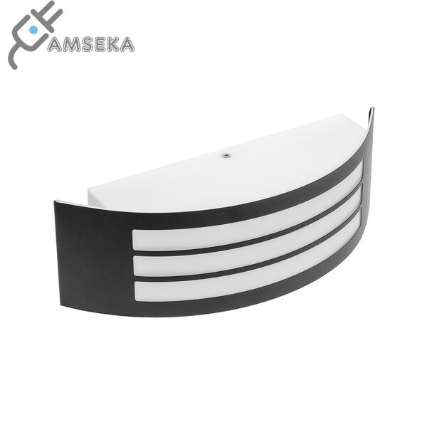 Fasadinis šviestuvas GTV ASTRIT, juodos spalvos