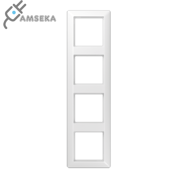 Keturvietis rėmelis, baltas JUNG AS500