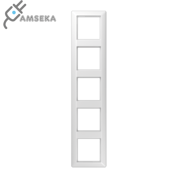 Penkiavietis rėmelis, baltas JUNG AS500