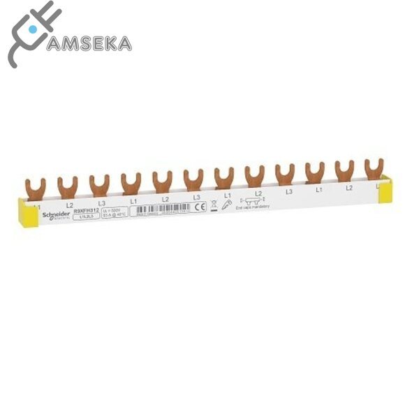 Komutacinė šyna 3P 63A, Schneider Electric R9XFH312