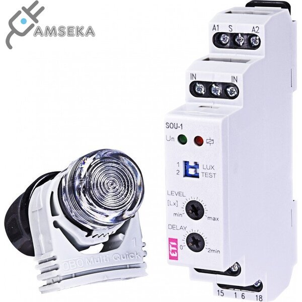 Fotorelė SOU-1 230V su davikliu ETI