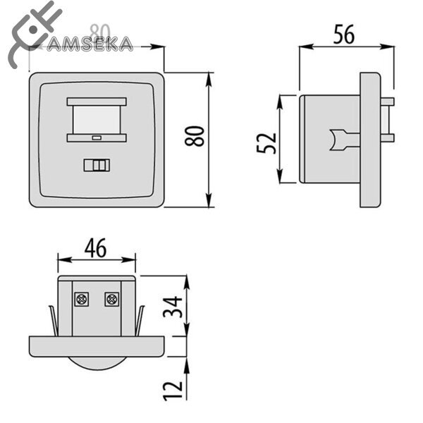 Judesio daviklis CR-4LED GTV, baltos spalvos 1