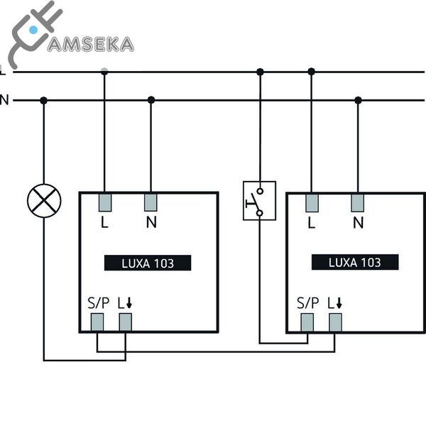 Įleidžiamas judesio daviklis LUXA WHITE IP54 7