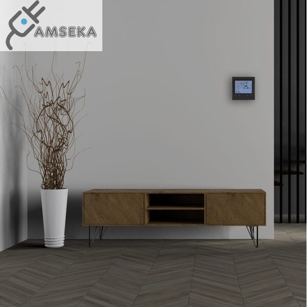 Termostatas vandens grindiniam šildymui, juodas, SPRING TR002B 1