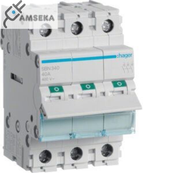 Kirtiklis 3P 40A 3 modulių - HAGER