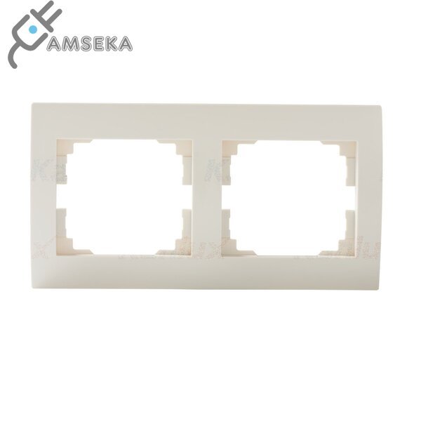 Dvivietis rėmelis Kanlux Logi, dramblio kaulo spalvos