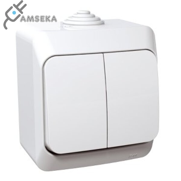 Jungiklis Schneider Cedar Plus, 2 kl., IP44, baltos spalvos