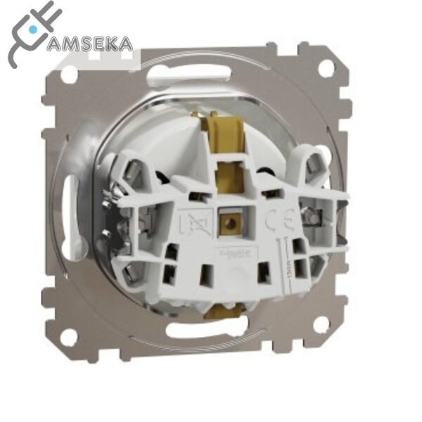 Kištukinis lizdas Sedna Design & Elements, su įžem., baltos spalvos 2