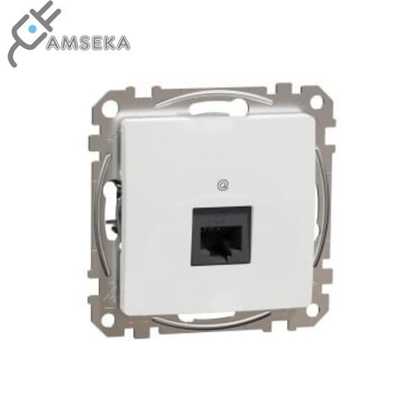 Kompiuterinis lizdas Sedna Design & Elements, 1 vietos, baltos spalvos