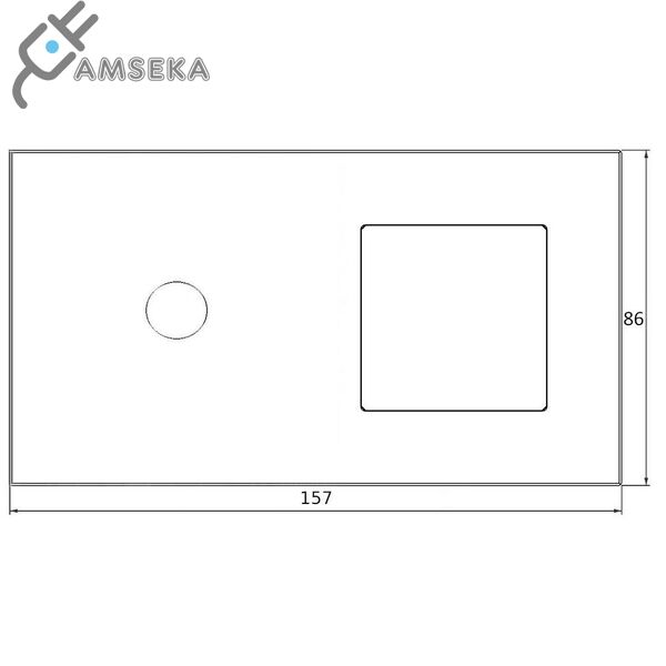 Tripolė panelė su vienviečiu rėmeliu SPRING 2