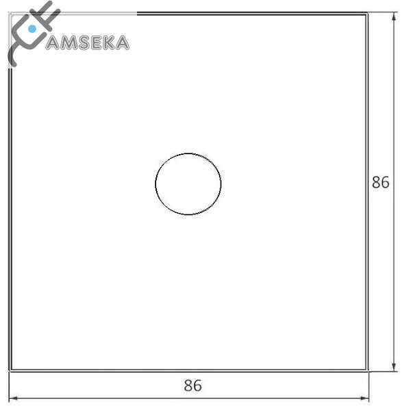 Vienvietė, tripolė, sensorinė stiklo panelė SPRING 2