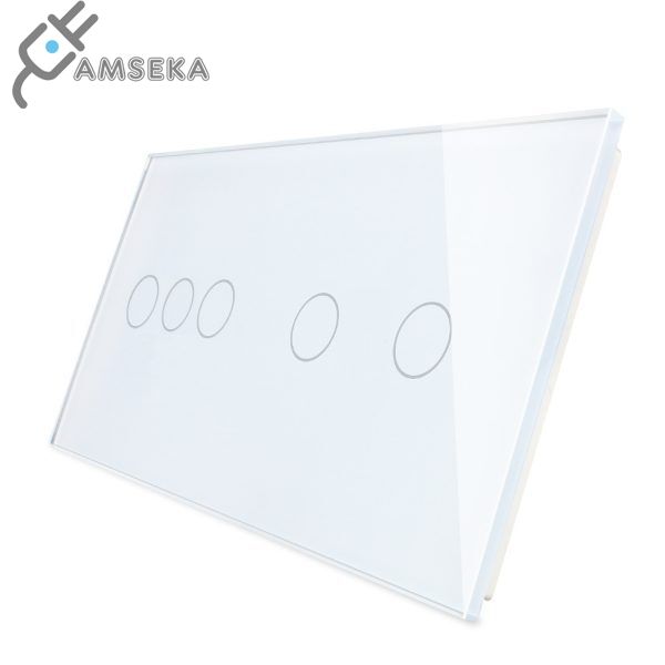 Dvivietė, tripolė/dvipolė sensorinė stiklo panelė SPRING 1