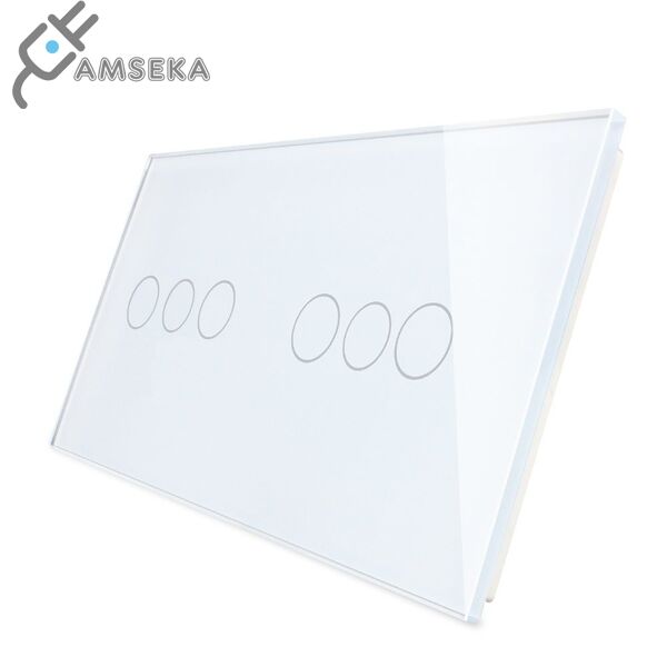 Dvivietė, tripolė sensorinė stiklo panelė SPRING 2