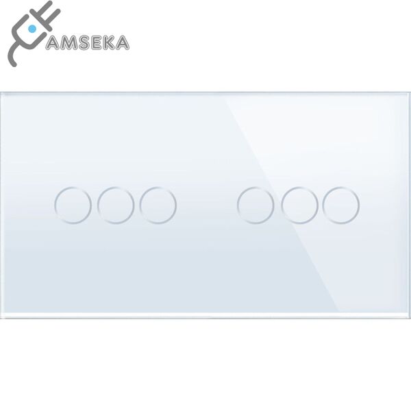 Dvivietė, tripolė sensorinė stiklo panelė SPRING