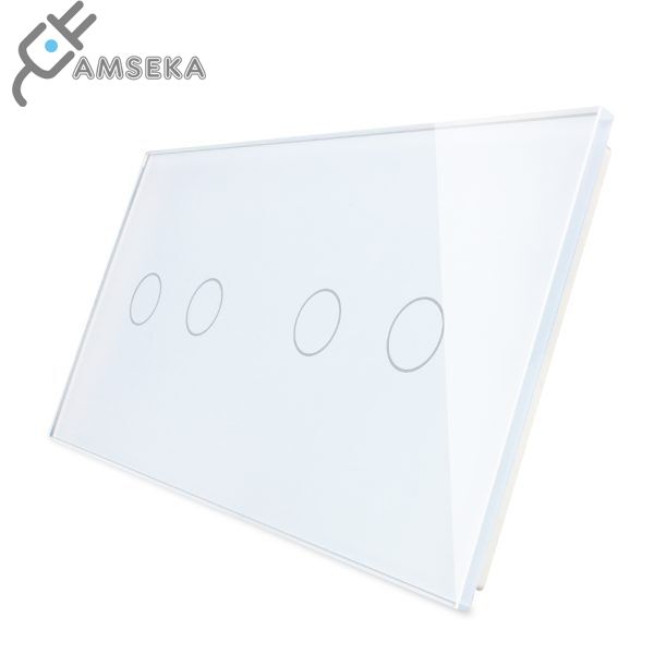 Dvivietė, dvipolė sensorinė stiklo panelė SPRING 1