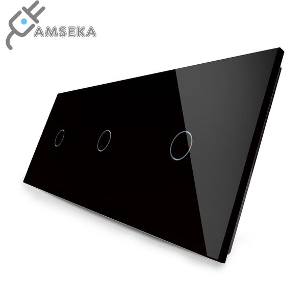 Trivietė, vienpolė, sensorinė stiklo panelė SPRING 2