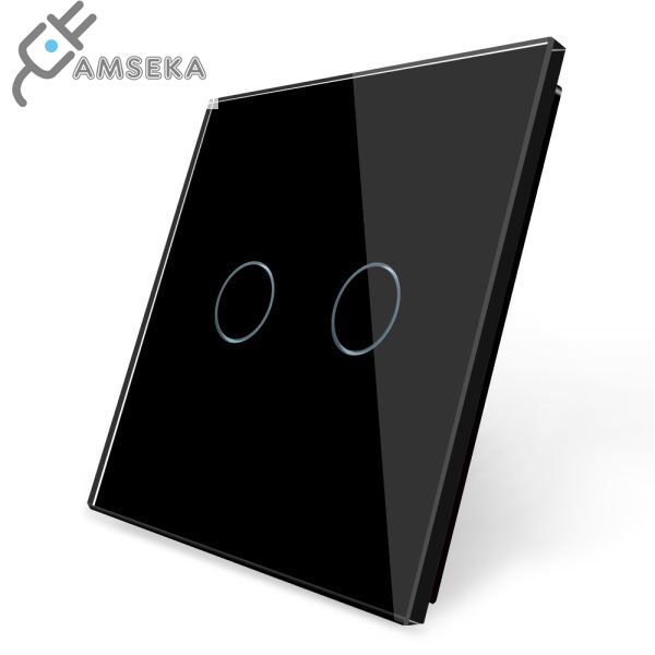 Vienvietė, dvipolė, sensorinė stiklo panelė SPRING 1