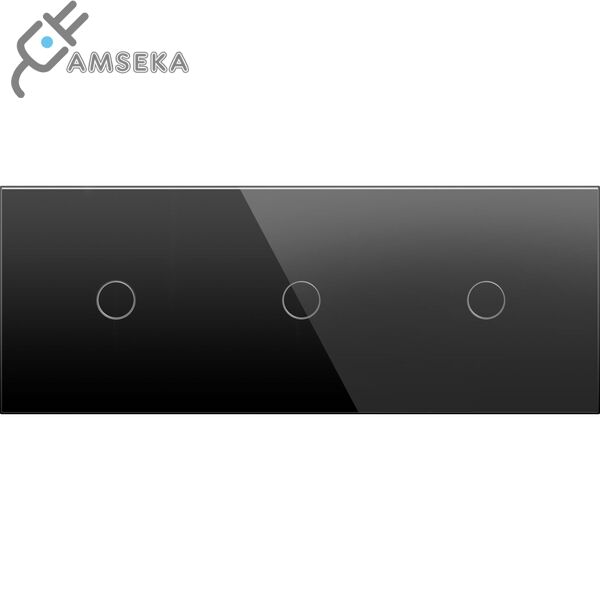 Trivietė, vienpolė, sensorinė stiklo panelė SPRING