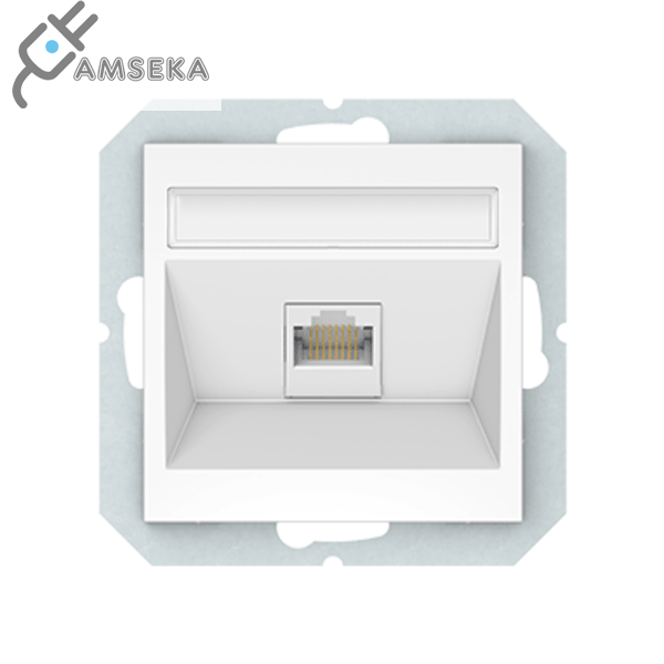 Kompiuterio lizdas Vilma QR1000, 1 vietos, baltos spalvos